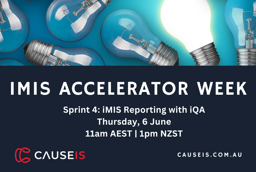 iMIS Accelerator Week: Sprint 4 - Reporting with iQA